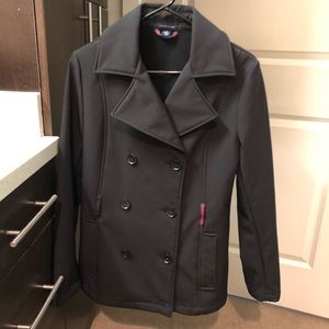 tommy hilfiger women's double button peacoat